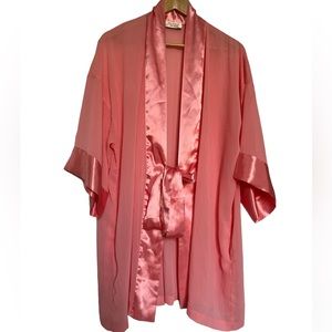 Victoria’s Secret Vintage Gold Label Pink Coral Coloured Robe One Size